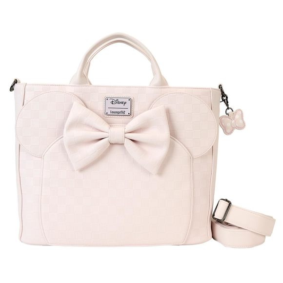 Minnie Mouse Checkered Texture Convertible Backpack & Tote Bag ^_^